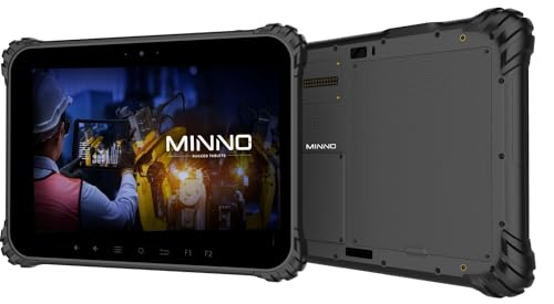 Minno Maverick Rugged 10" Android 10 Tablet | 4GB/64GB | Slim Design with Physical Buttons | LTE (Unlocked AT&T & T-Mobile) (A10M10- Maverick A10)