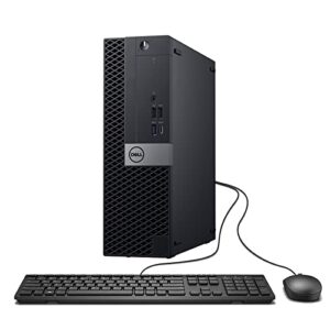 dell optiplex 7070 sff high performance desktop computer, intel six core i5-9500 up to 4.4ghz, 16g ddr4, 512g ssd, wifi, bt, 4k support, dp, hdmi, win 10 pro 64 english/spanish/french(renewed)