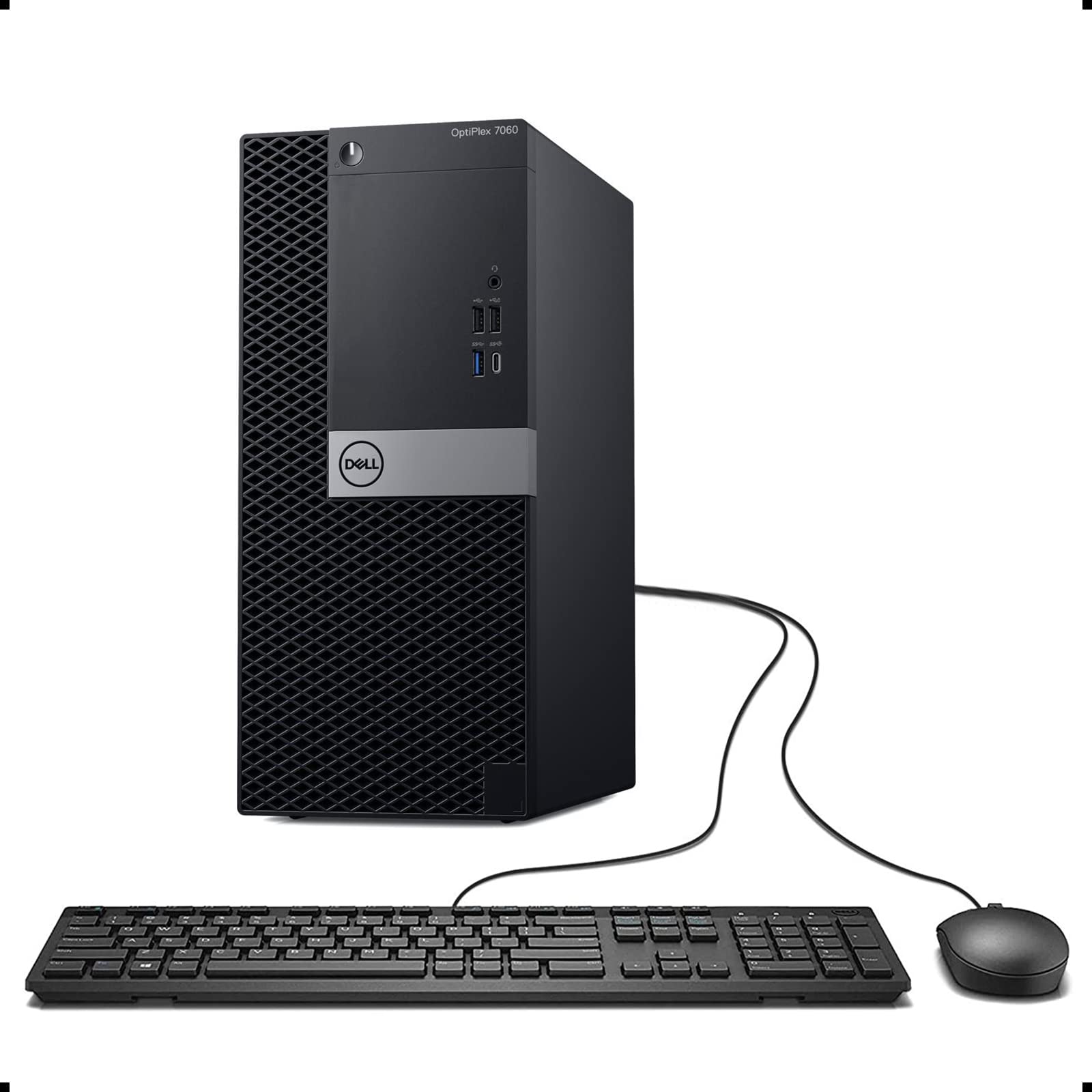 Dell OptiPlex 7060 Tower High Performance Business Desktop Computer, Intel Six Core i5-8500 up to 4.1GHz, 16G DDR4, 1T, WiFi, BT, 4K Support, DP, Windows 10 Pro 64 English/Spanish/French(Renewed)