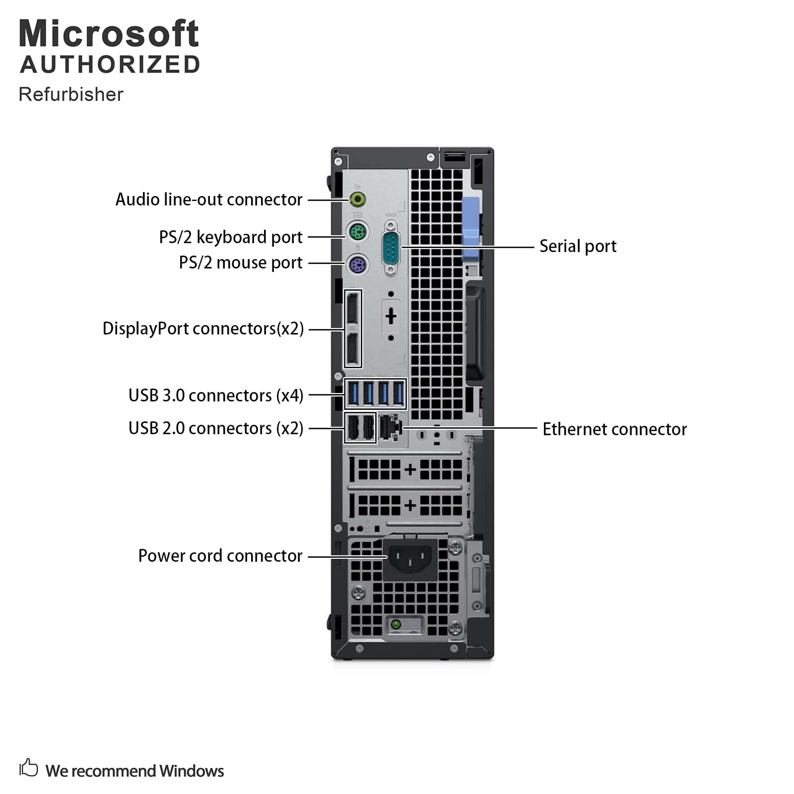 Dell OptiPlex 7070 SFF High Performance Desktop Computer, Intel Eight Core i7-9700 up to 4.7GHz, 16G DDR4, 512G SSD, WiFi, BT, 4K Support, DP, HDMI, Win 10 Pro 64 English/Spanish/French(Renewed)