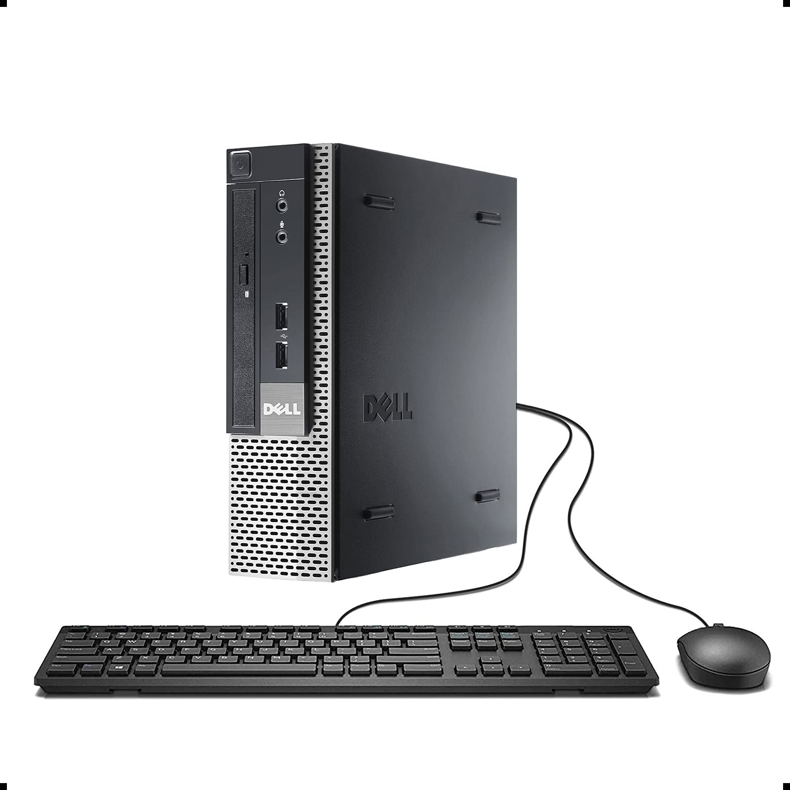 Dell OptiPlex 990 USFF Desktop Computer PC, Intel Quad Core i7-2600S up to 3.8GHz, 16G DDR3, 1T, WiFi, BT, DP, VGA, Windows 10 Pro 64 Bit-Multi-Language Supports English/Spanish/French(Renewed)