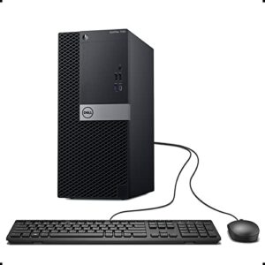dell optiplex 7060 tower high performance desktop computer, intel six core i7-8700 up to 4.6ghz, 16g ddr4, 512g ssd, wifi, bt, 4k support, dp, win 10 pro 64 english/spanish/french(renewed)