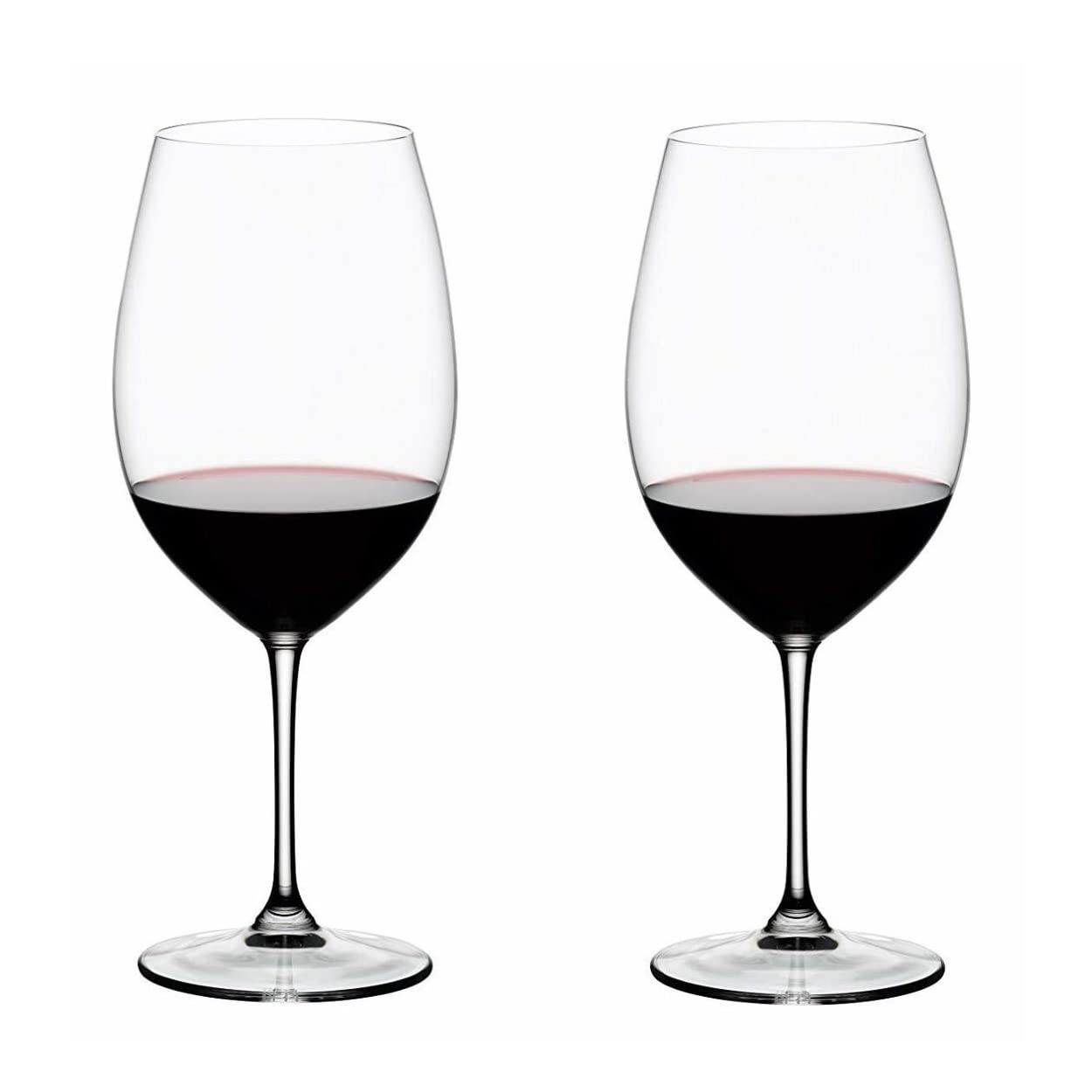 Riedel Vinum Bordeaux Grand Cru Glasses (4-Pack) with Polishing Cloth Bundle (3 Items)