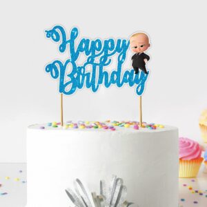 Seyal® Bby Boss Happy Birthday Cake Topper