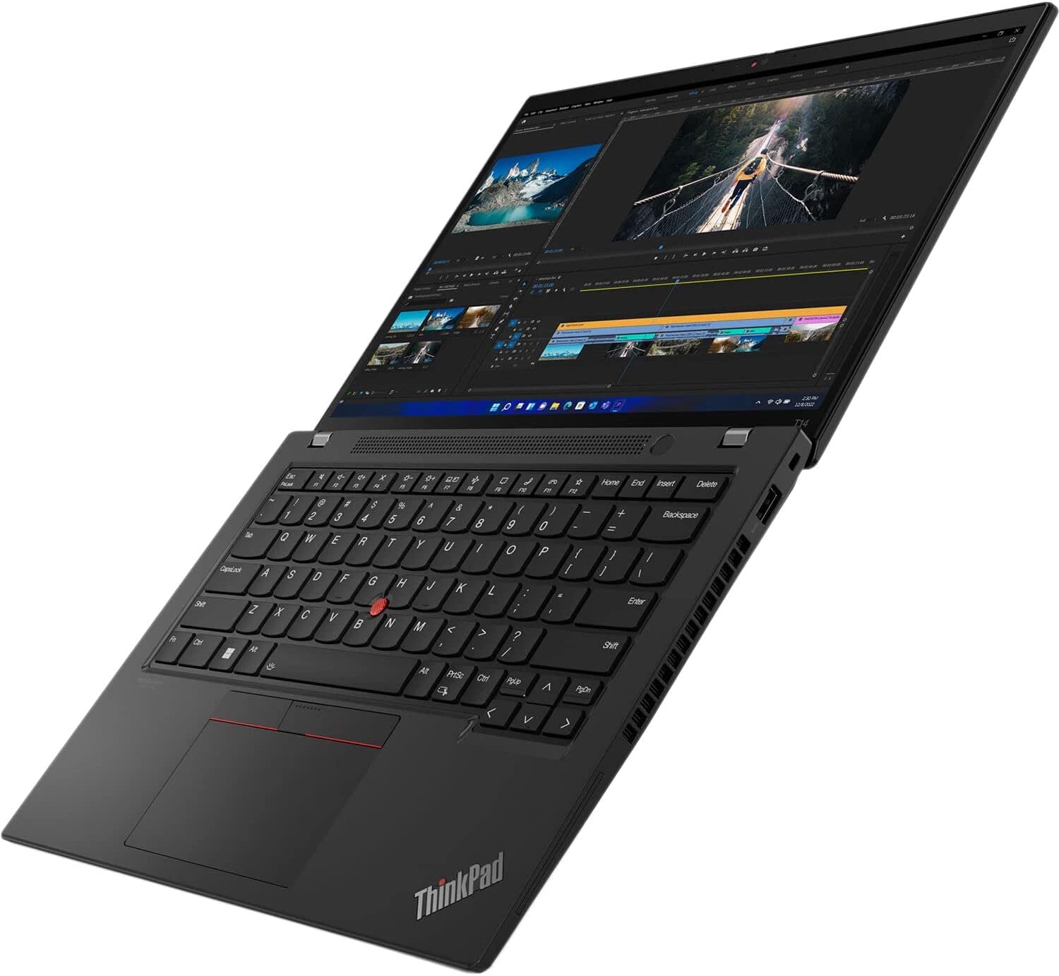 2024 Lenovo ThinkPad T14 Gen 3 Business Laptop (14" FHD+, AMD Ryzen 5 Pro 6650U, 16GB DDR5 RAM, 1TB SSD, 6-Core(Beats i7-1165G7)) Backlit KB, Fingerprint, FHD Webcam, 3-Year WRT, Win 11 Pro, Black