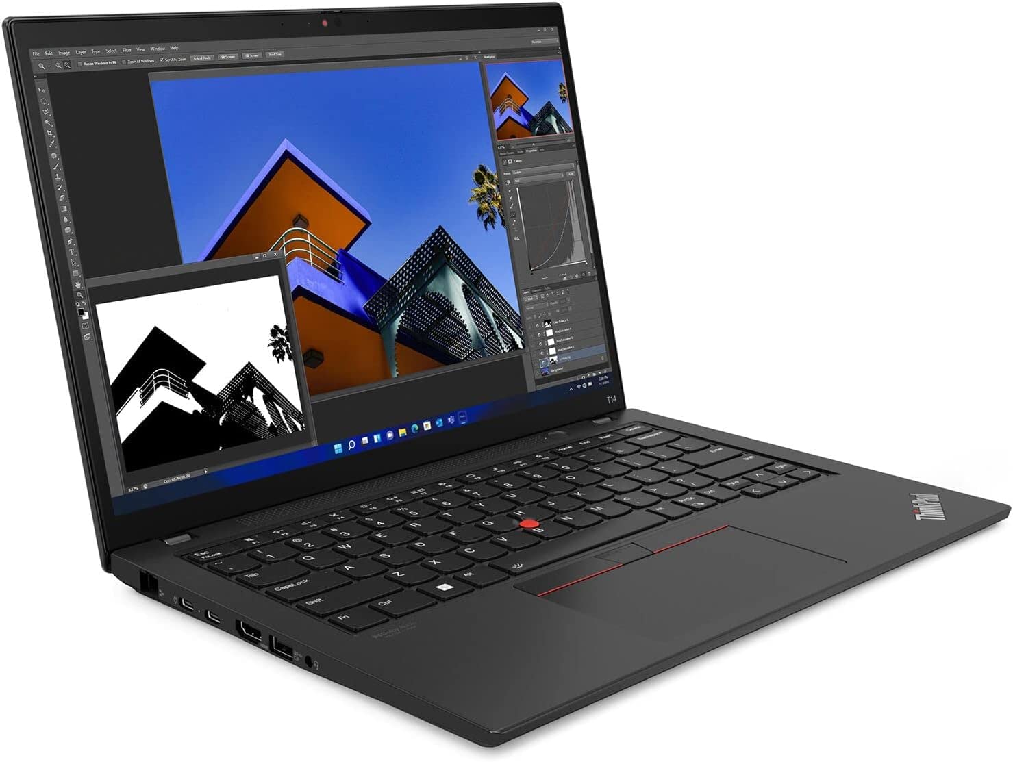 2024 Lenovo ThinkPad T14 Gen 3 Business Laptop (14" FHD+, AMD Ryzen 5 Pro 6650U, 16GB DDR5 RAM, 1TB SSD, 6-Core(Beats i7-1165G7)) Backlit KB, Fingerprint, FHD Webcam, 3-Year WRT, Win 11 Pro, Black