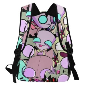 DHCUTE Casual Backpack Planet Irk_Zim Gir Unisex High Capacity Students Schoolbag Travel Fashion Shoulders Bag