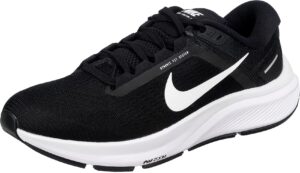 nike womens air zoom structure 24 running trainers da8570 sneakers shoes (uk 5.5 us 8 eu 39, black white 001)