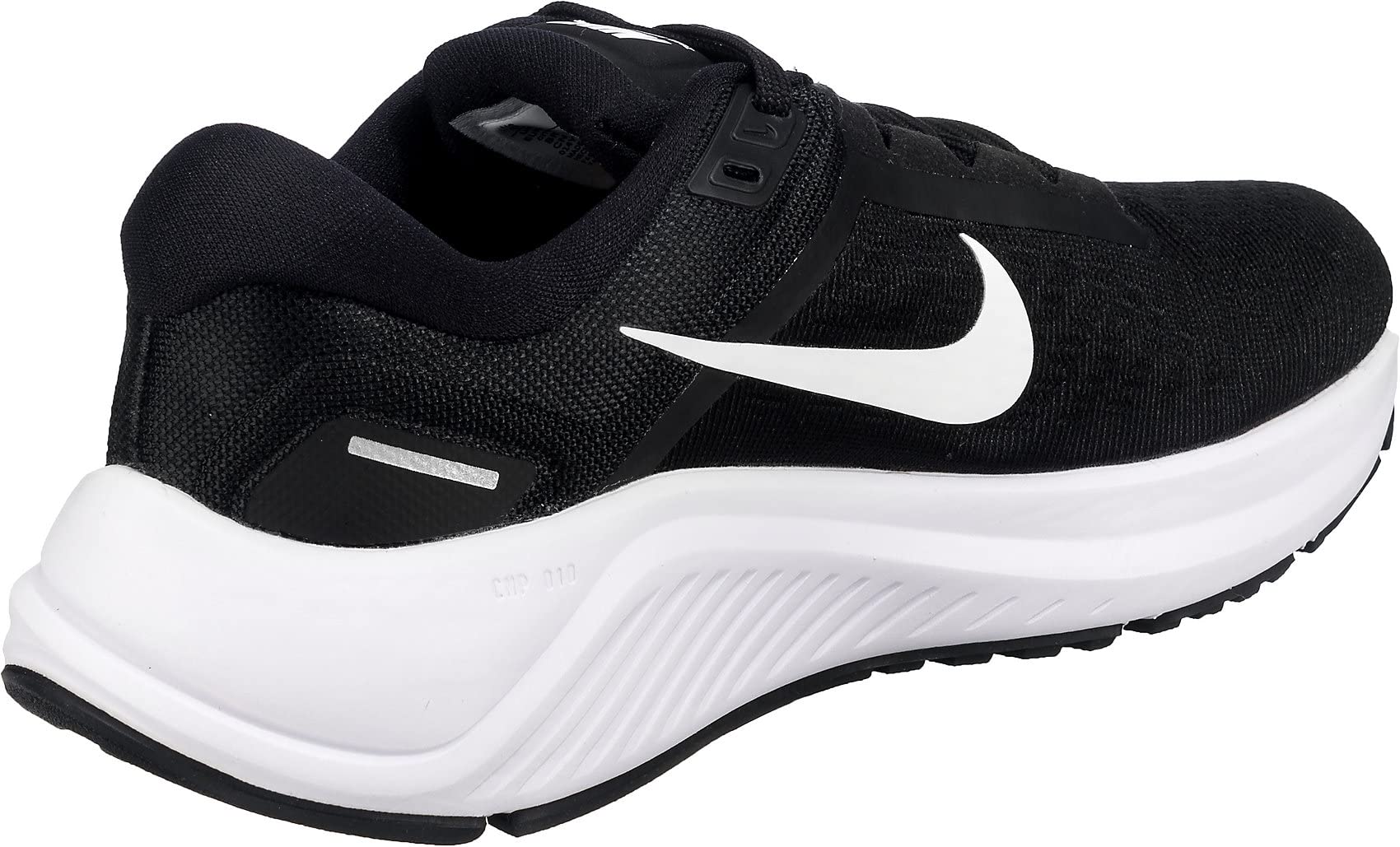 Nike Womens Air Zoom Structure 24 Running Trainers DA8570 Sneakers Shoes (UK 5.5 US 8 EU 39, Black White 001)