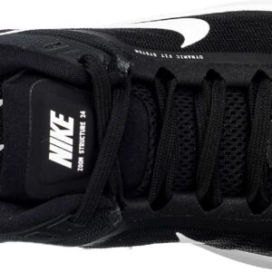 Nike Womens Air Zoom Structure 24 Running Trainers DA8570 Sneakers Shoes (UK 5.5 US 8 EU 39, Black White 001)