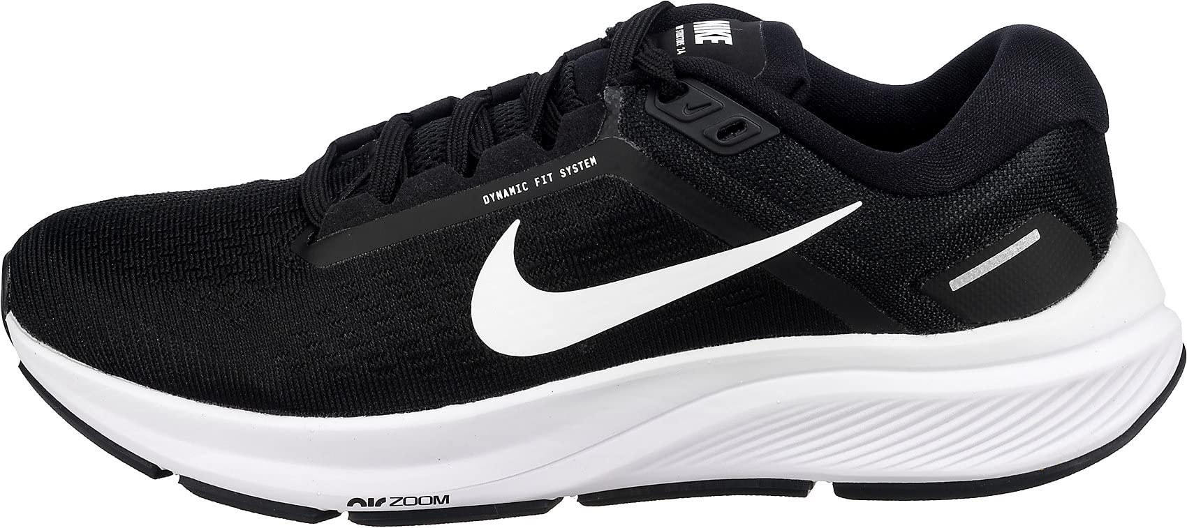 Nike Womens Air Zoom Structure 24 Running Trainers DA8570 Sneakers Shoes (UK 5.5 US 8 EU 39, Black White 001)