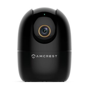 amcrest 4mp wifi camera indoor, dog camera, sound & baby monitor, human & pet detection, motion-tracking, w/ 2-way audio, pan/tilt wireless ip camera, night vision, smart home ash41-b