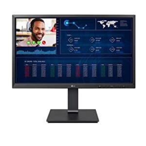 LG 24” 24CN650I-6N FHD IPS All-in-One Thin Client with Quad-core Processor, IGEL® OS, Built-in FHD Webcam & Speaker, Black