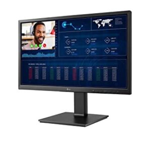 LG 24” 24CN650I-6N FHD IPS All-in-One Thin Client with Quad-core Processor, IGEL® OS, Built-in FHD Webcam & Speaker, Black