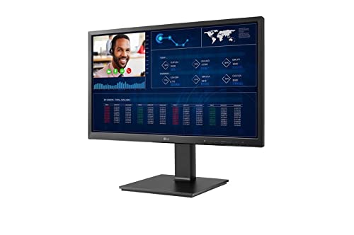 LG 24” 24CN650I-6N FHD IPS All-in-One Thin Client with Quad-core Processor, IGEL® OS, Built-in FHD Webcam & Speaker, Black