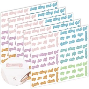 360 pcs month stickers 12 months of the year label stickers foiled decorative seasonal stickers removable monthly planner stickers monthly stickers for planner journals calendar notebooks