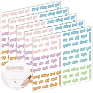 360 Pcs Month Stickers 12 Months of The Year Label Stickers Foiled Decorative Seasonal Stickers Removable Monthly Planner Stickers Monthly Stickers for Planner Journals Calendar Notebooks