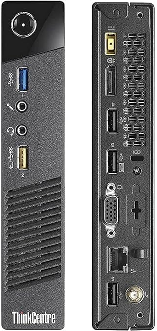 Lenovo ThinkCentre M73 Tiny Desktop Computer Mini PC, Intel Core i5-4570T up to 3.6GHz,8GB RAM,256GB SSD,WiFi Bluetooth,Wireless Keyboard and Mouse,Windows 10 Pro(Renewed)