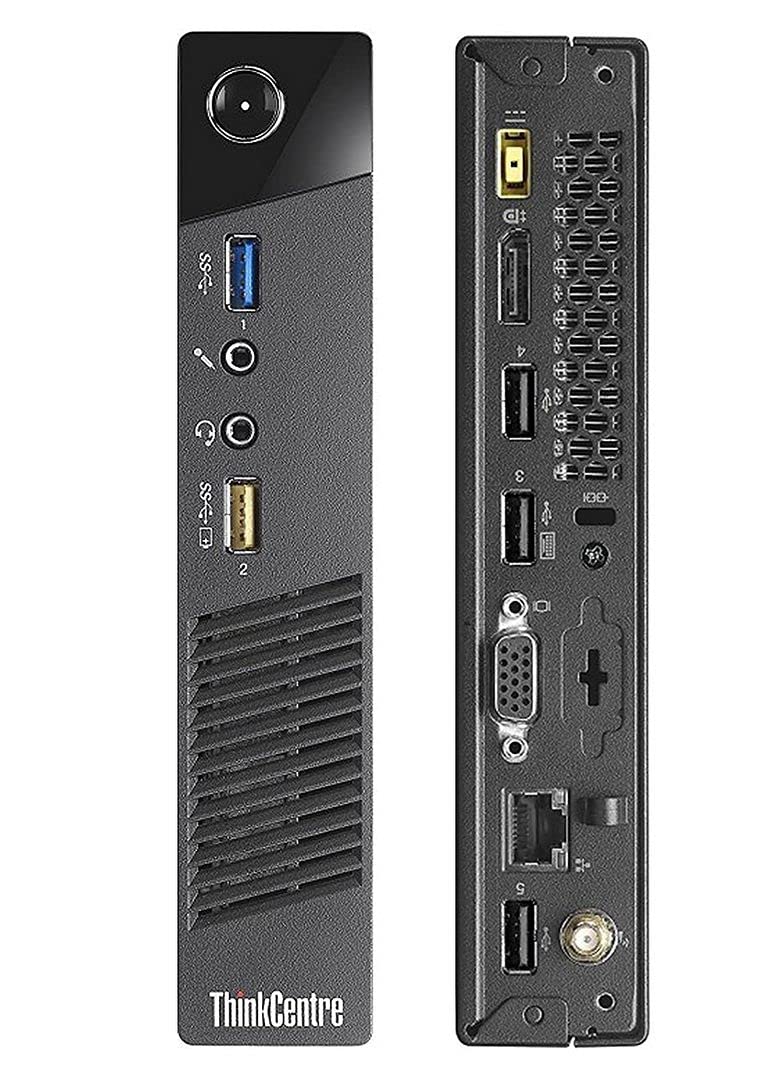 Lenovo ThinkCentre M73 Tiny Desktop Computer Mini PC, Intel Core i5-4570T up to 3.6GHz,8GB RAM,128GB SSD,WiFi Bluetooth,Wireless Keyboard and Mouse,Windows 10 Pro(Renewed)