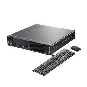 Lenovo ThinkCentre M73 Tiny Desktop Computer Mini PC, Intel Core i5-4570T up to 3.6GHz,8GB RAM,128GB SSD,WiFi Bluetooth,Wireless Keyboard and Mouse,Windows 10 Pro(Renewed)