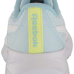 Reebok Women's Energen Tech Running Shoe, Glass Blue/Blue Pearl/Energy Glow, 9.5