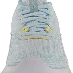 Reebok Women's Energen Tech Running Shoe, Glass Blue/Blue Pearl/Energy Glow, 9.5