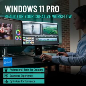 CPU Solutions VidCore Editing PC. HD 4K, 8K, 3D Modeling Computer Video Workstation i9-14900KF, 6.0GHz 24-Core, 2TB NVMe SSD, Quadro RTX A4000, Win 11 Pro (CEV-8530-RTX A4000 w/16GB 128GB DDR4)