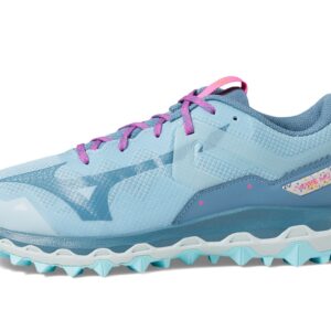 Mizuno Women's Wave Mujin 9 Running Shoe, Forget Me Not/Nimbus Cloud, 8.5