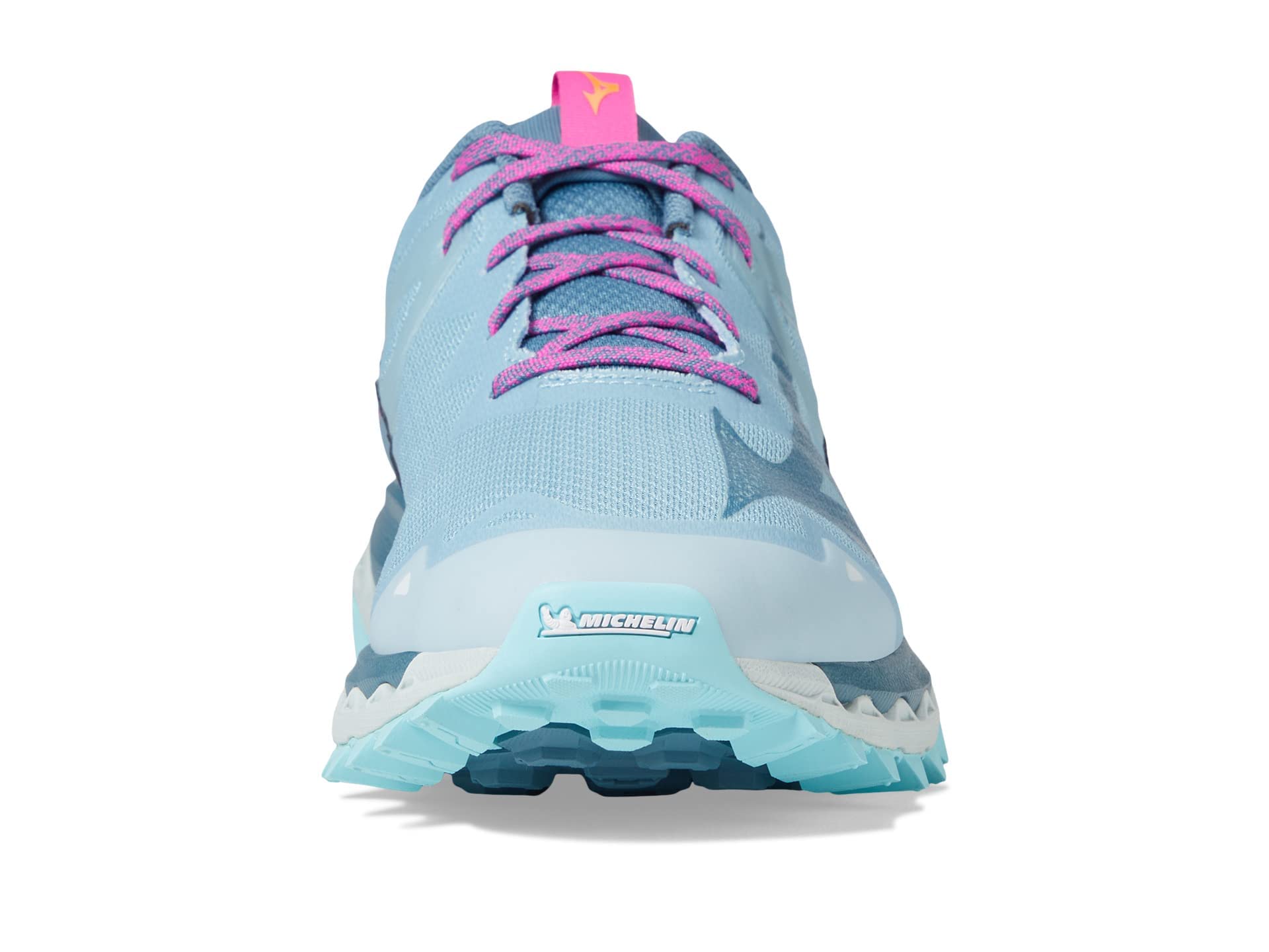 Mizuno Women's Wave Mujin 9 Running Shoe, Forget Me Not/Nimbus Cloud, 8.5