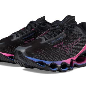 Mizuno Women's Wave Prophecy 12 Running Shoe, Black Oyster, 9