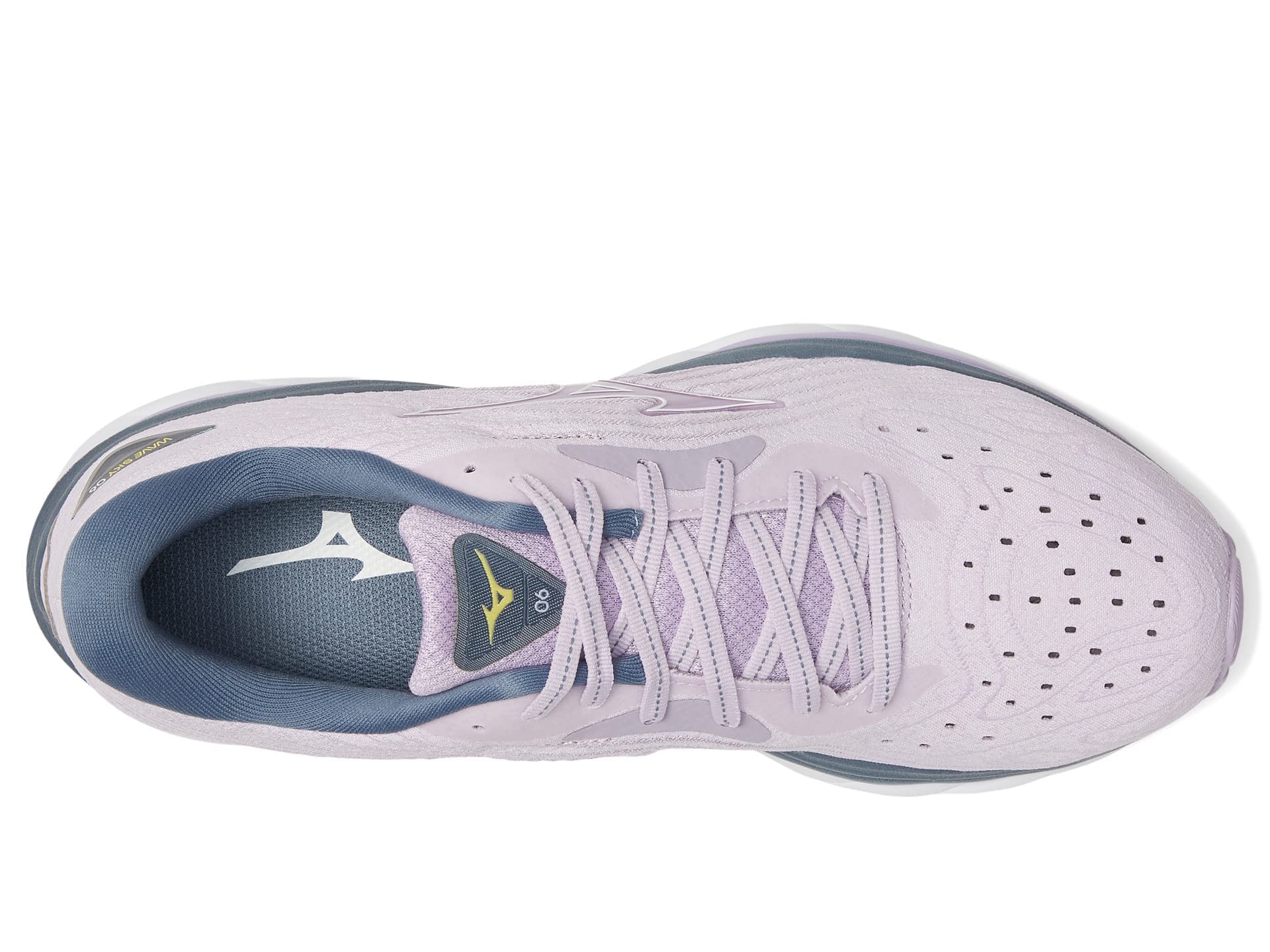 Mizuno Women's Wave Sky 6 Running Shoe, Pastel Lilac/White, 8