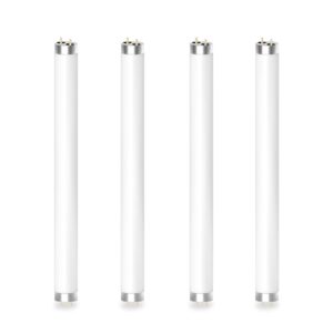 Bug Zapper Replacement Bulb Light Tube 10W for 20W Electronic Bug Zapper, T8 Bulbs for Indoor Outdoor Mosquito Zapper Lamp (4 Pack)