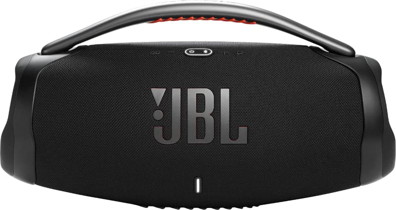 JBL Boombox 3 Waterproof Portable Bluetooth Speaker Bundle with gSport Case and Accessory Pouch (Black)