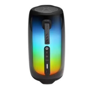 JBL Pulse 5 Waterproof Portable Bluetooth Speaker with 360 Color LED and gSport Case (Black)