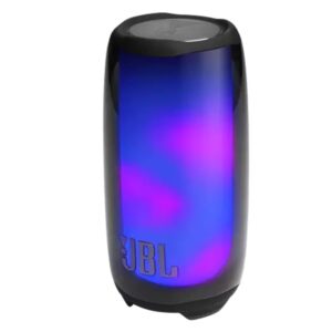 JBL Pulse 5 Waterproof Portable Bluetooth Speaker with 360 Color LED and gSport Case (Black)