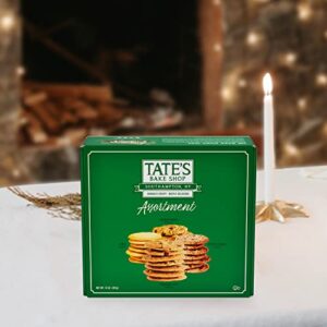 Tate's Bake Shop Cookies Gift Box, Chocolate Chip, Oatmeal Raisin, Butter Crunch and Lemon Cookies, 14 oz