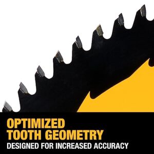 DEWALT Miter Saw Blade, 12 inch, 100 Tooth, Fine Finish, Ultra Sharp Carbide (DWA112100)