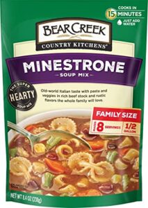 bear creek soup mix, minestrone, 8.4 ounce