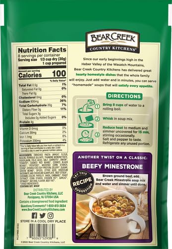 Bear Creek Soup Mix, Minestrone, 8.4 Ounce