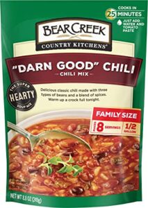 bear creek soup mix, darn good chili, 8.8 ounce
