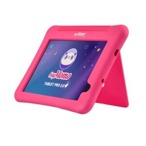 soymomo tablet pro 2.0 for kids, parental control with remote blocking, cyberbullying detector, wifi, bluetooth, 8” screen, 64gb memory, 4gb ram, camera, 5000 mha, includes silicone case (pink)