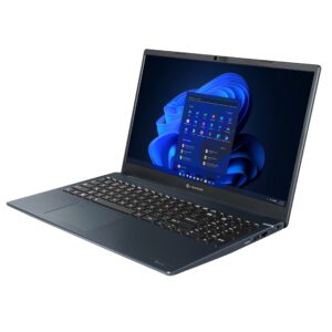 dynabook Tecra A50-K1538 Laptop, 12th Gen Intel Core i7-1260P, 16 GB RAM, 512 GB SSD, 15.6” FHD Display, Windows 10 Pro, Wi-Fi 6E, Spill-Resistant Backlit Keyboard with 10-Key (PML20U-00W006)