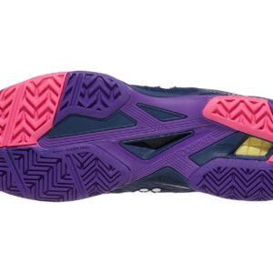 YONEX Women's Sonicage 2 All-Court Tennis Shoes, Navy/Blue Purple (US Size 10.5)