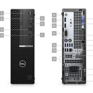 Dell OptiPlex 7000 7090 SFF Small Form Factor Desktop (2021) | Core i7-1TB SSD - 64GB RAM | 8 Cores @ 4.8 GHz - 10th Gen CPU Win 10 Pro (Renewed)