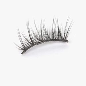 GMAGICTOBO Natural Half Lashes Short False Eyelashes Wispy Lashes Pack Cat Eye 3D Faux Mink Lashes 7 Pairs Multipack