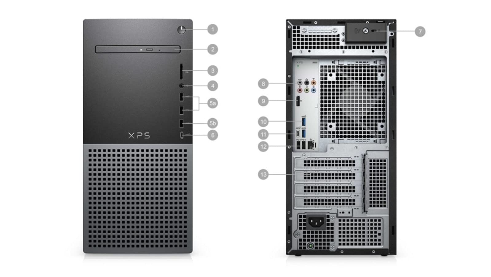 Dell XPS 8950 Desktop (2022) | Core i9-1TB SSD + 1TB HDD - 64GB RAM - RTX 3070 | 16 Cores @ 5.1 GHz - 12th Gen CPU - 8GB GDDR6 Win 11 Pro (Renewed)