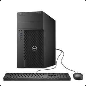 dell precision 3620 tower high performance business desktop computer, intel core i3-7100 3.9ghz, 32g ddr4, 256g ssd+1t, wifi, bt, 4k support, dp, hdmi, windows 10 pro 64 en/sp/fr(renewed)