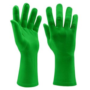 aniler chromakey gloves green chroma key mask hood invisible effects background chroma keying green gloves mask for green screen photography photo video (10" green gloves)