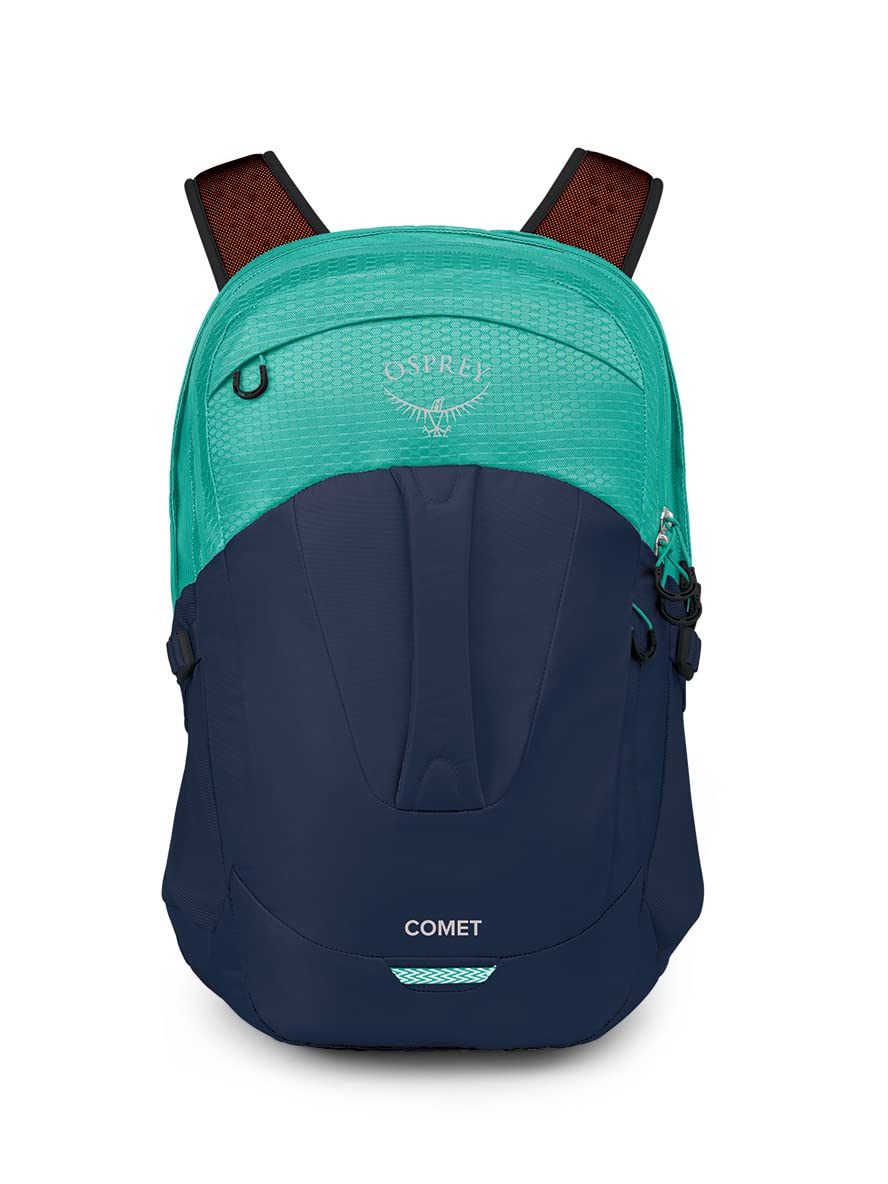 Osprey Comet Laptop Backpack, Reverie Green/Cetacean Blue