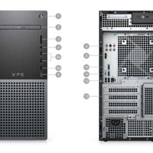 Dell XPS 8950 Desktop (2022) | Core i7-1TB HDD + 512GB SSD - 32GB RAM - 3060 Ti | 12 Cores @ 4.9 GHz - 12th Gen CPU - 8GB GDDR6 (Renewed)